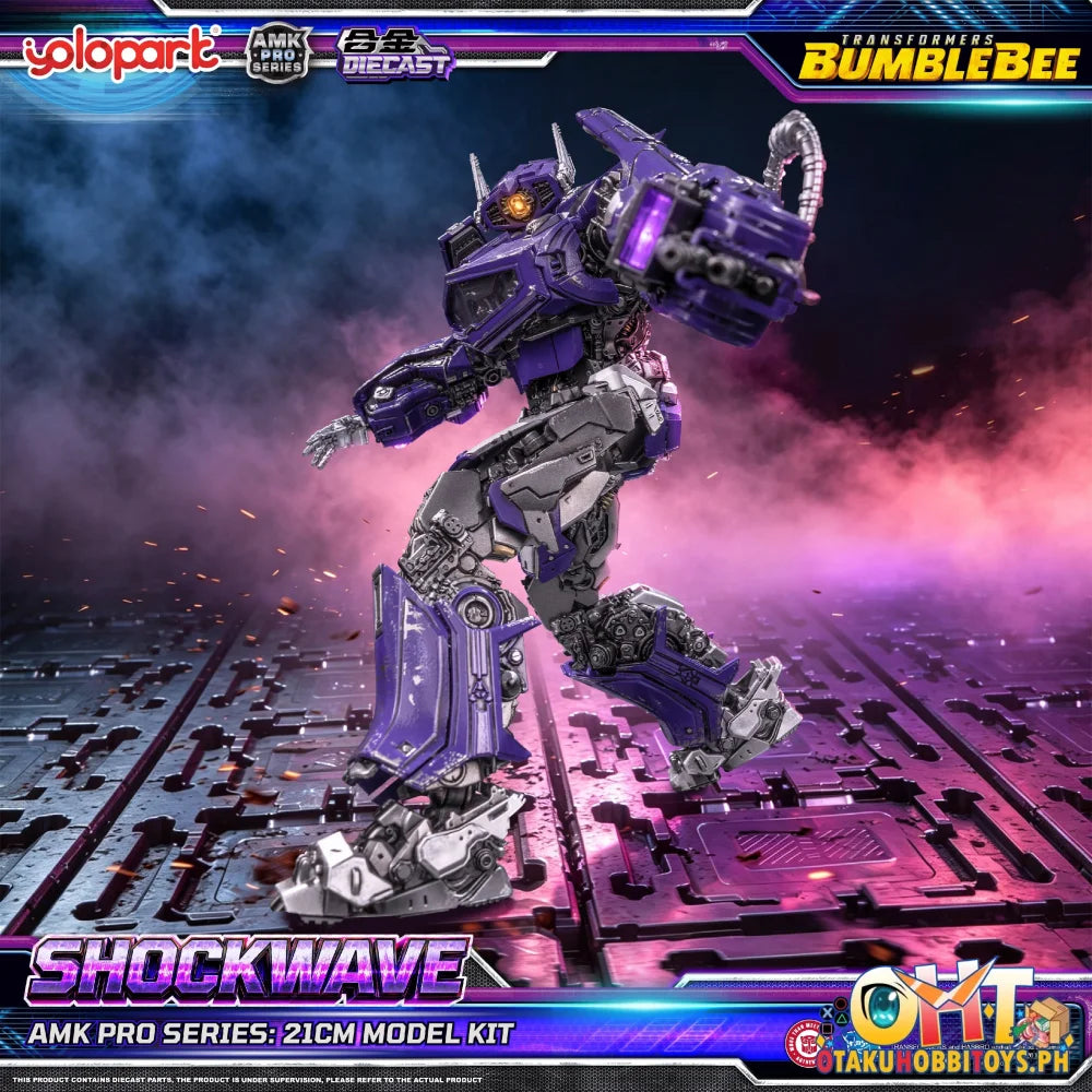 YOLOPARK TRANSFORMERS: BUMBLEBEE THE MOVIE AMK PRO Series Shockwave Model Kit