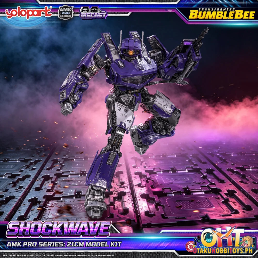 YOLOPARK TRANSFORMERS: BUMBLEBEE THE MOVIE AMK PRO Series Shockwave Model Kit