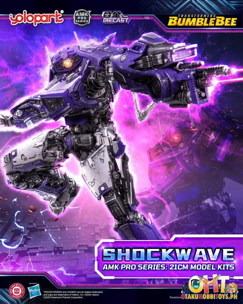 YOLOPARK TRANSFORMERS: BUMBLEBEE THE MOVIE AMK PRO Series Shockwave Model Kit