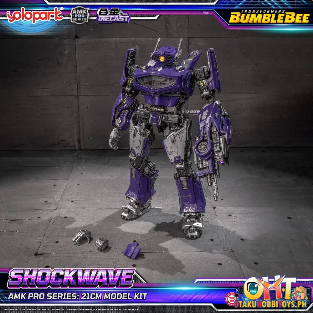 YOLOPARK TRANSFORMERS: BUMBLEBEE THE MOVIE AMK PRO Series Shockwave Model Kit
