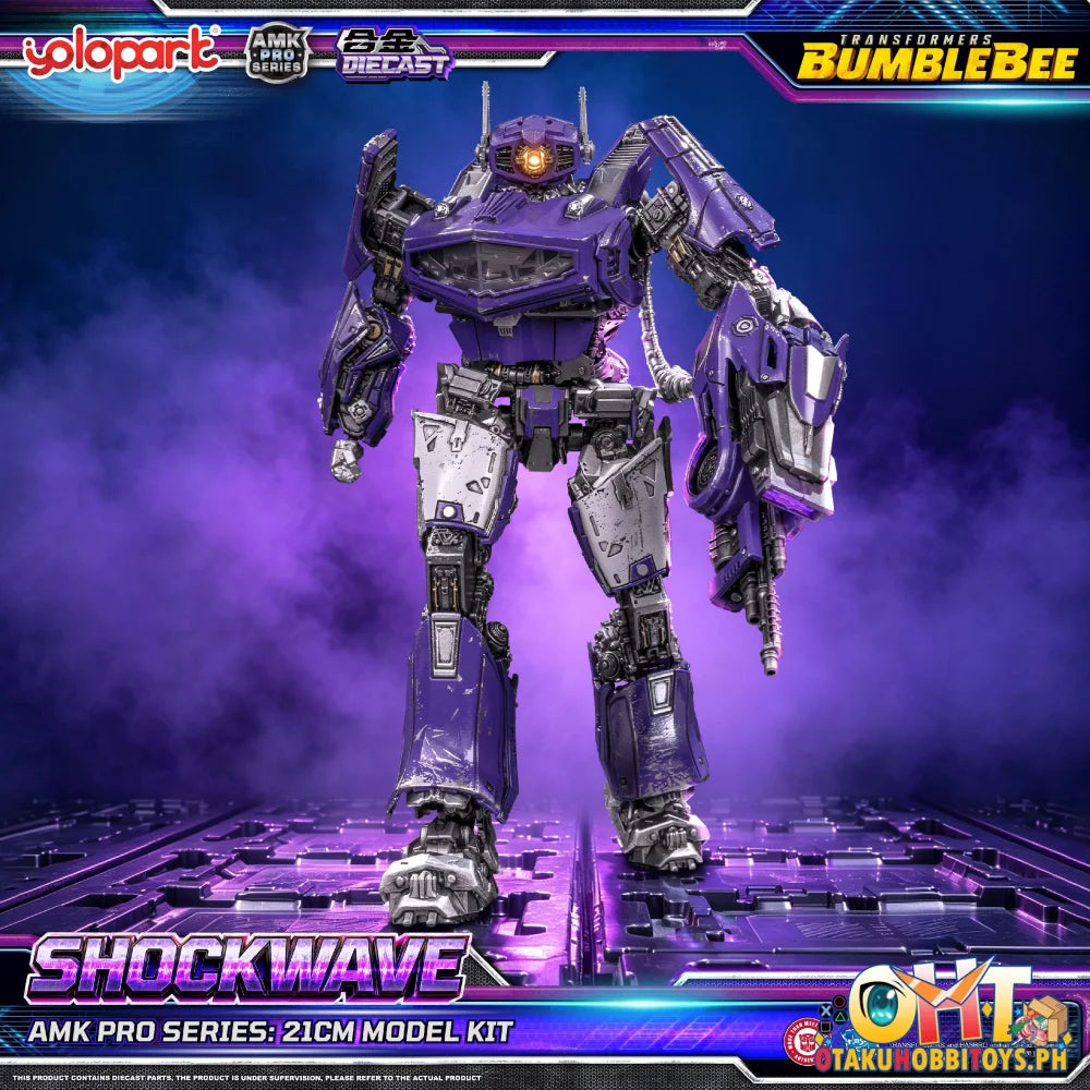 YOLOPARK TRANSFORMERS: BUMBLEBEE THE MOVIE AMK PRO Series Shockwave Model Kit
