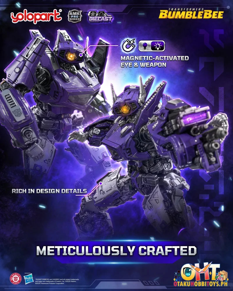 YOLOPARK TRANSFORMERS: BUMBLEBEE THE MOVIE AMK PRO Series Shockwave Model Kit
