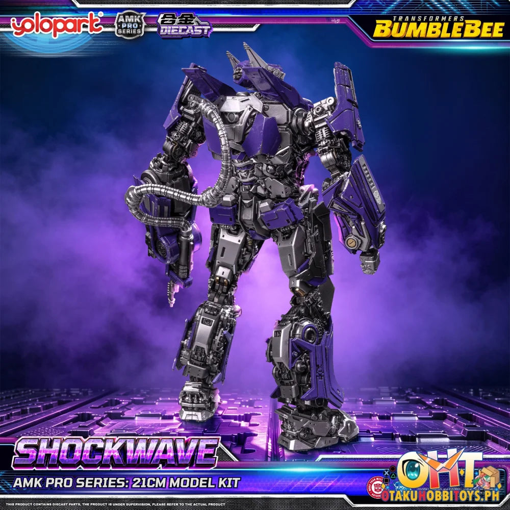 YOLOPARK TRANSFORMERS: BUMBLEBEE THE MOVIE AMK PRO Series Shockwave Model Kit