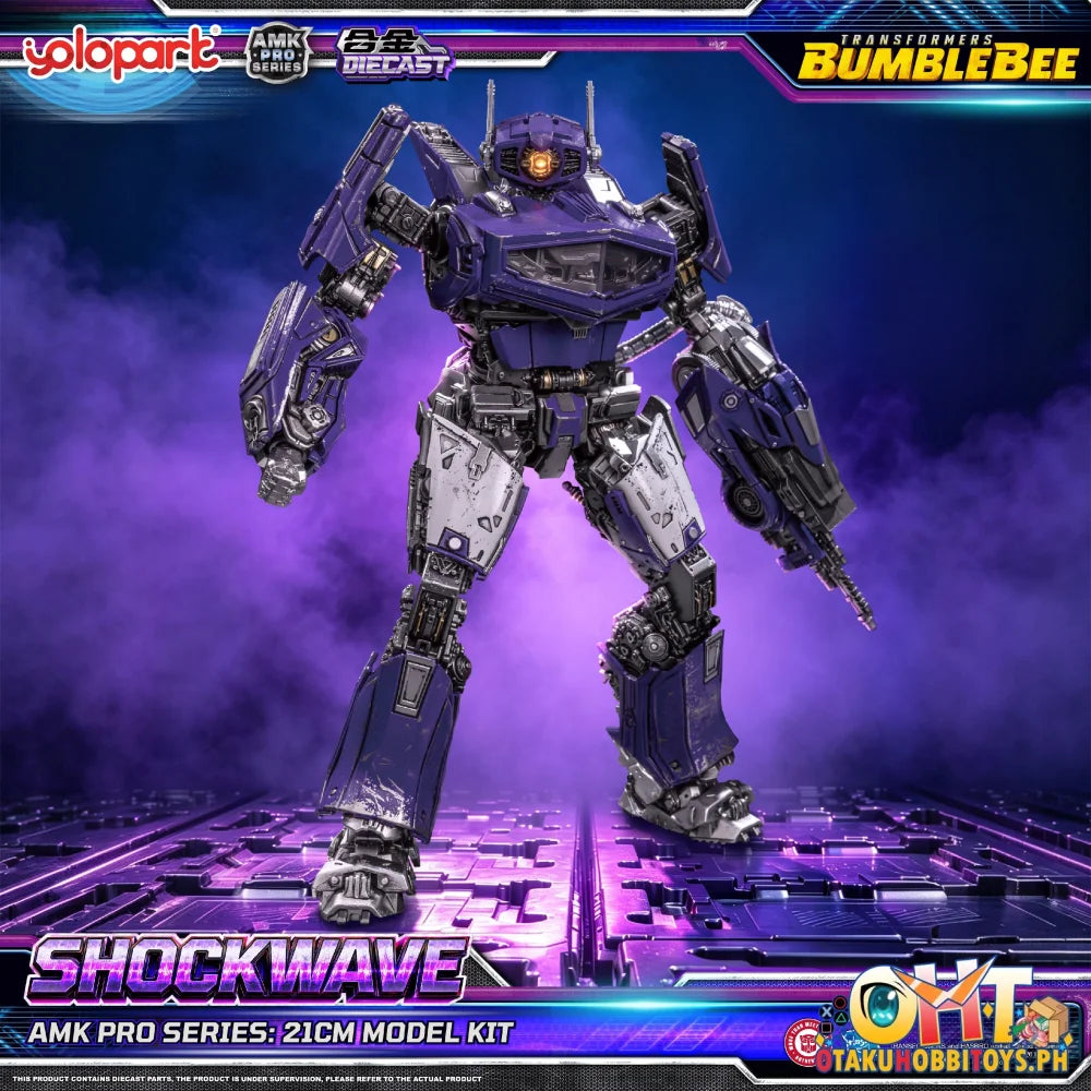 YOLOPARK TRANSFORMERS: BUMBLEBEE THE MOVIE AMK PRO Series Shockwave Model Kit