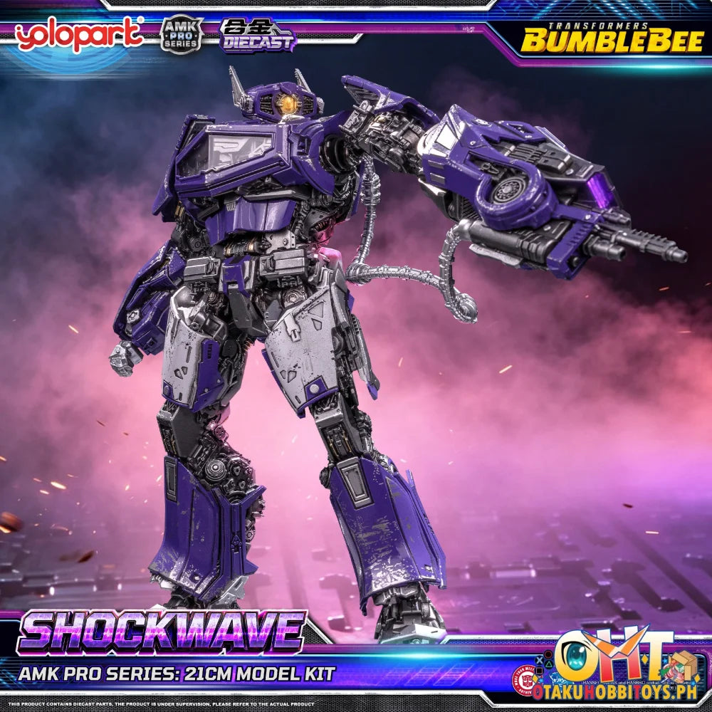 YOLOPARK TRANSFORMERS: BUMBLEBEE THE MOVIE AMK PRO Series Shockwave Model Kit