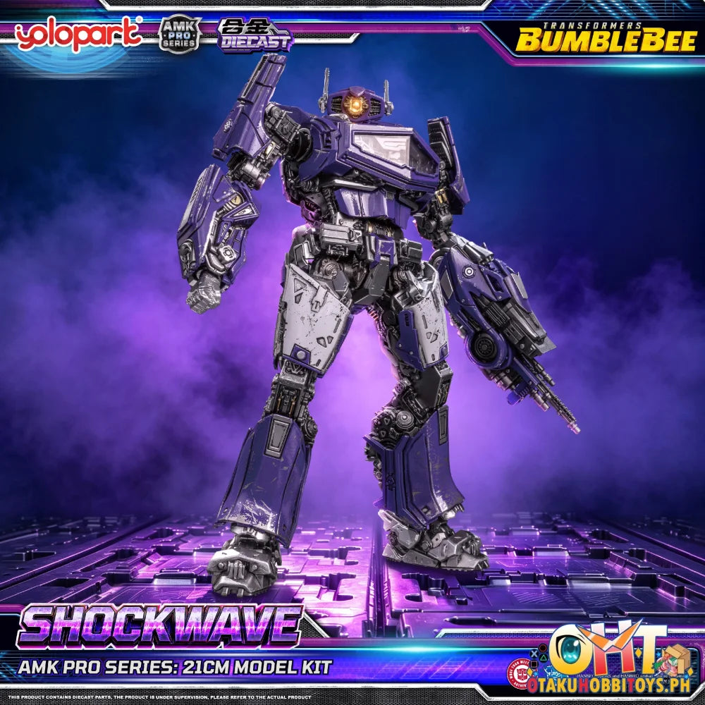 YOLOPARK TRANSFORMERS: BUMBLEBEE THE MOVIE AMK PRO Series Shockwave Model Kit