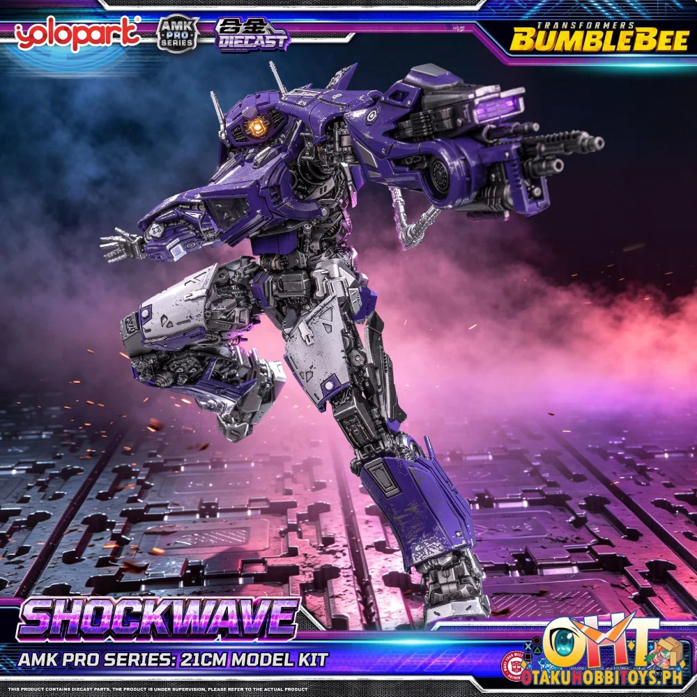 YOLOPARK TRANSFORMERS: BUMBLEBEE THE MOVIE AMK PRO Series Shockwave Model Kit