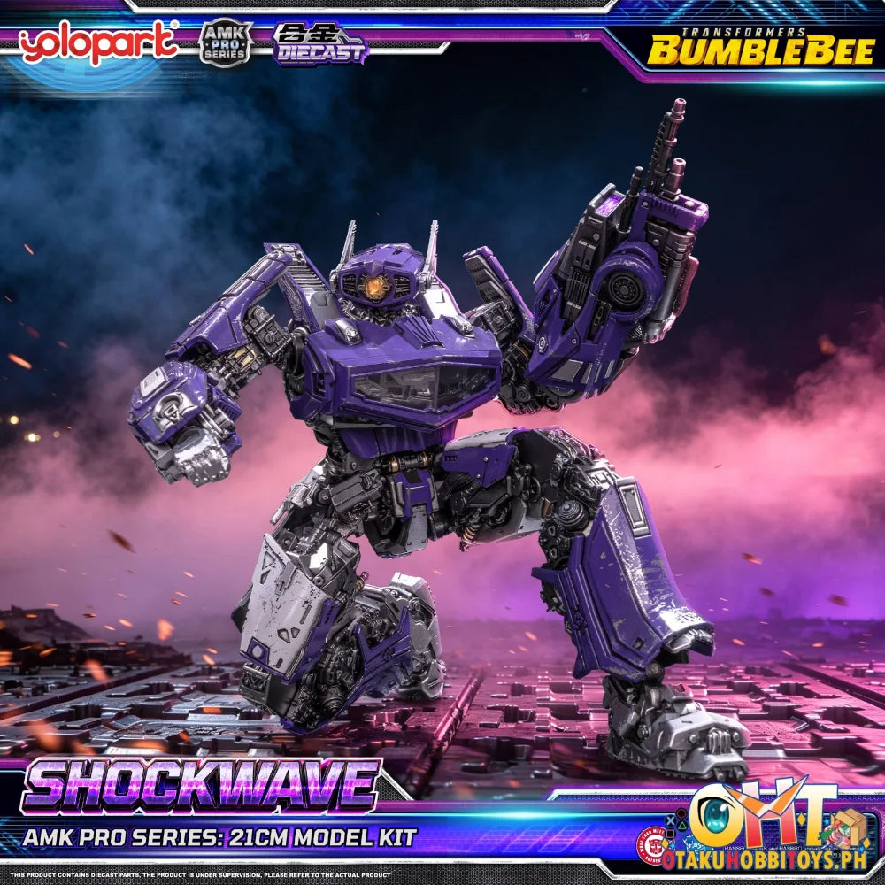 YOLOPARK TRANSFORMERS: BUMBLEBEE THE MOVIE AMK PRO Series Shockwave Model Kit