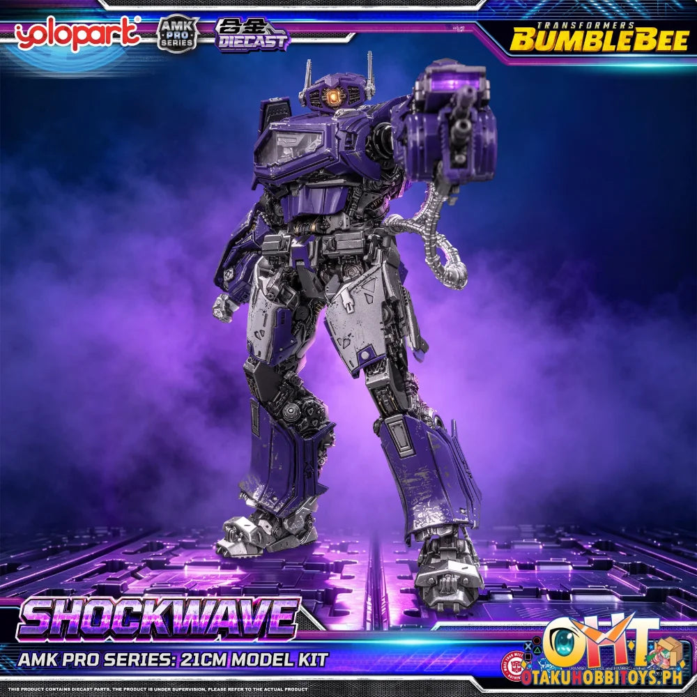 YOLOPARK TRANSFORMERS: BUMBLEBEE THE MOVIE AMK PRO Series Shockwave Model Kit