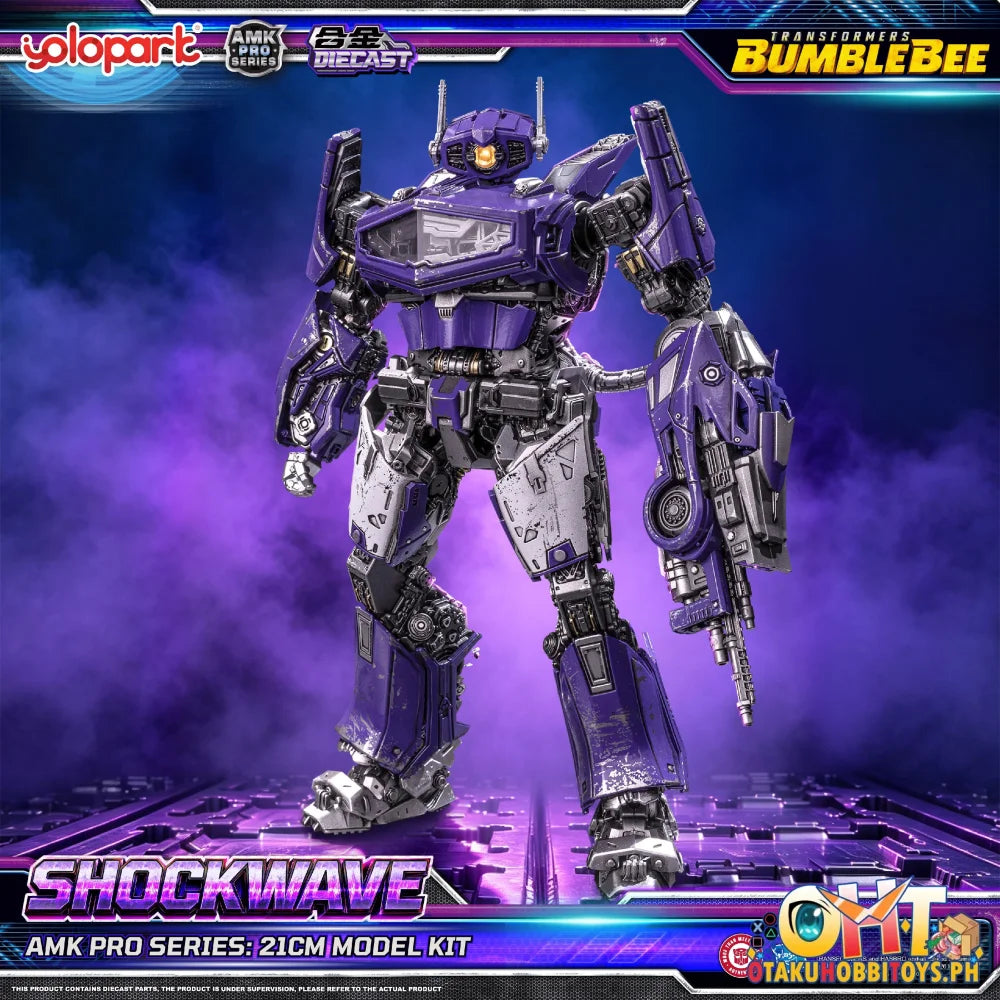YOLOPARK TRANSFORMERS: BUMBLEBEE THE MOVIE AMK PRO Series Shockwave Model Kit