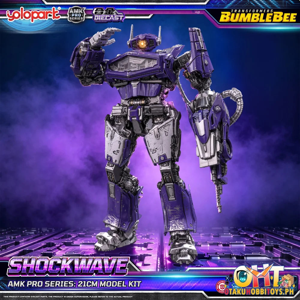YOLOPARK TRANSFORMERS: BUMBLEBEE THE MOVIE AMK PRO Series Shockwave Model Kit