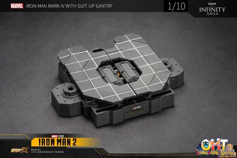 Zd Toys The Infinity Saga 1/10 Iron Man Armor Demolition Station + Non-Illuminated Mk4 Set